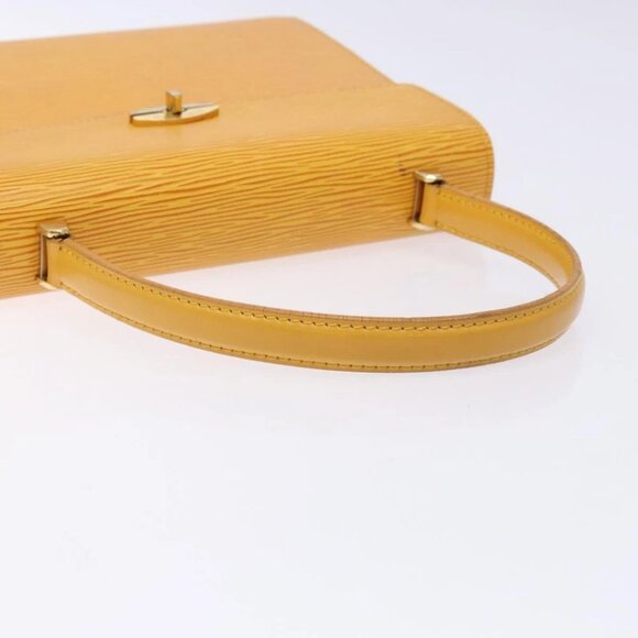 LOUIS VUITTON Epi Malesherbes Hand Bag Tassili Yellow Jonne - Picture 7 of 14